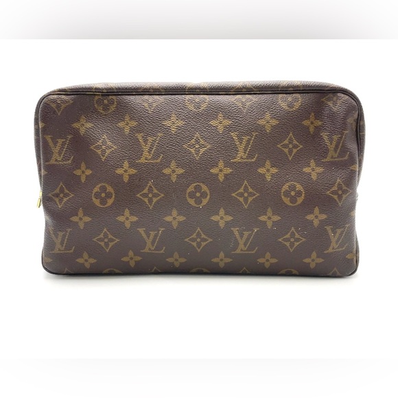 Auth Louis Vuitton Mongram Trousse Toilette 28 ClutchBag - Picture 1 of 1